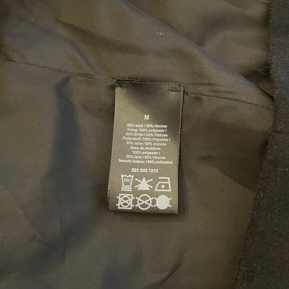 Rundholz Black Label Oversized Coat Medium Wool Blend Architectural Minimalist - Picture 13 of 16